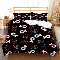 Tik Tok 14 Duvet Cover Quilt Cover Pillowcase Bedding Sets