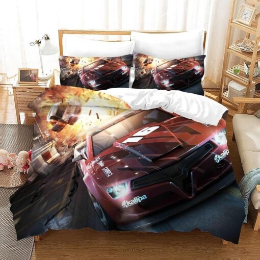 Need For Speed 7 Duvet Cover Pillowcase Bedding Sets Home