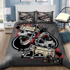 Skull Art 04 Bedding Sets Duvet Cover Bedroom Quilt Bed