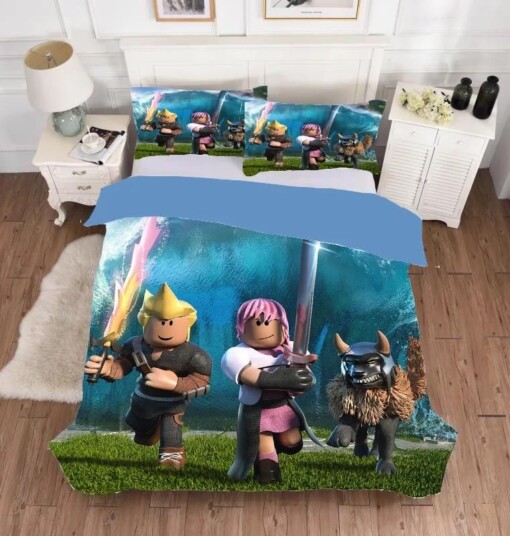 Roblox 1 Duvet Cover Bedding Sets Pillowcase Quilt Bed Sets