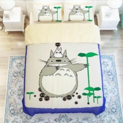 Tonari No Totoro 9 Duvet Cover Quilt Cover Pillowcase Bedding