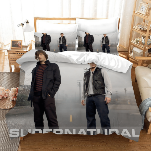 Supernatural Dean Sam Winchester 21 Duvet Cover Quilt Cover Pillowcase