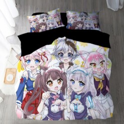 Nekopara 10 Duvet Cover Quilt Cover Pillowcase Bedding Sets Bed