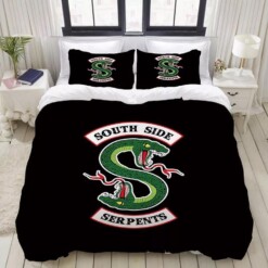 Riverdale South Side Serpents 22 Duvet Cover Pillowcase Bedding Set