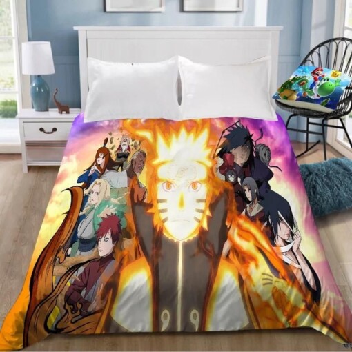 Naruto Uzumaki Naruto 24 Duvet Cover Pillowcase Bedding Sets Home