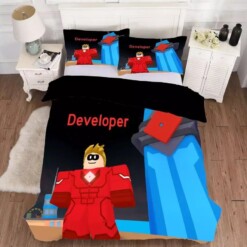 Roblox 7 Duvet Cover Bedding Sets Pillowcase Quilt Bed Sets