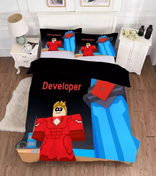 Roblox 7 Duvet Cover Bedding Sets Pillowcase Quilt Bed Sets