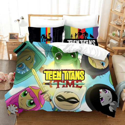 Teen Titans Go 19 Duvet Cover Quilt Cover Pillowcase Bedding