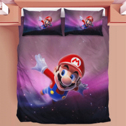 Super Mario Duvet Super Mario Galaxy Bedding Sets Comfortable Gift
