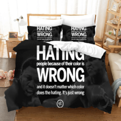 No Racism 9 Duvet Cover Pillowcase Bedding Sets Home Bedroom