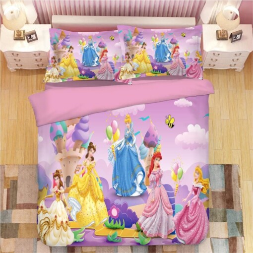 Snow White Princess 1 Duvet Cover Pillowcase Bedding Sets Home