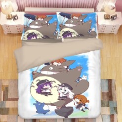 Tonari No Totoro 16 Duvet Cover Quilt Cover Pillowcase Bedding