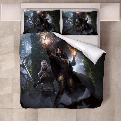 The Witcher 3 Duvet Cover Quilt Cover Pillowcase Bedding Sets