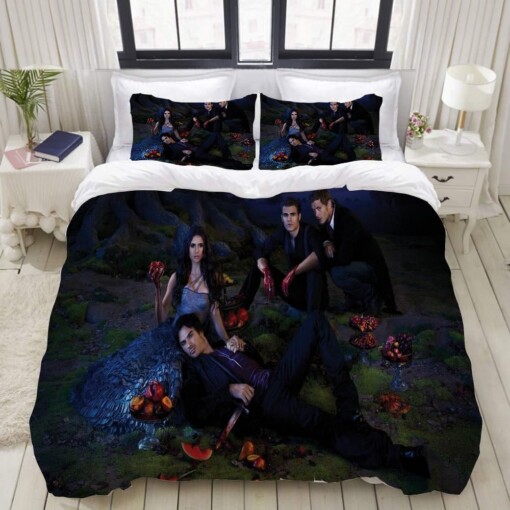 The Vampire Diaries 1 Duvet Cover Quilt Cover Pillowcase Bedding