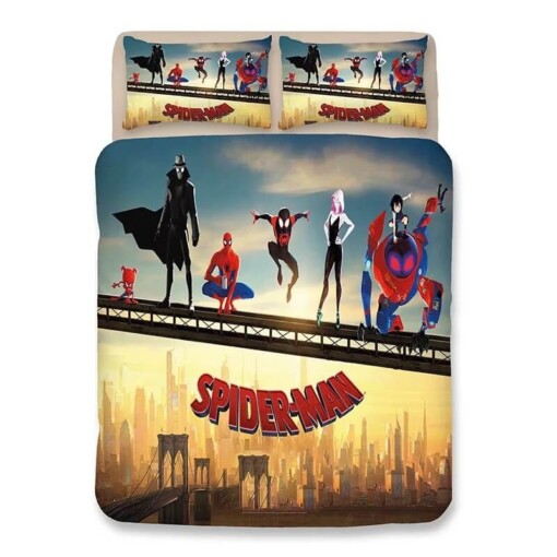 Spider Man Into The Spider Verse Miles Morales 11 Duvet Cover Quilt