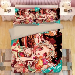 Toilet Bound Hanako Kun 2 Duvet Cover Pillowcase Bedding Sets Home