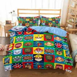 Paw Patrol Marshall 12 Duvet Cover Pillowcase Bedding Sets Home