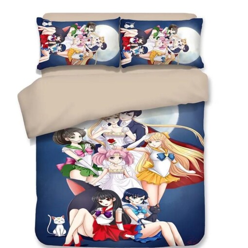 Sailor Moon 11 Duvet Cover Quilt Cover Pillowcase Bedding Sets