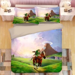 The Legend Of Zelda Link 8 Duvet Cover Pillowcase Bedding