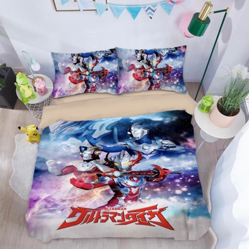 Ultraman 10 Duvet Cover Pillowcase Bedding Sets Home Decor Quilt