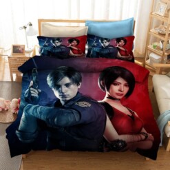 Resident Evil 22 Duvet Cover Pillowcase Bedding Sets Home Bedroom
