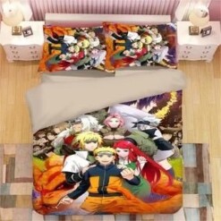 Naruto Uzumaki Naruto 2 Duvet Cover Pillowcase Bedding Set Quilt