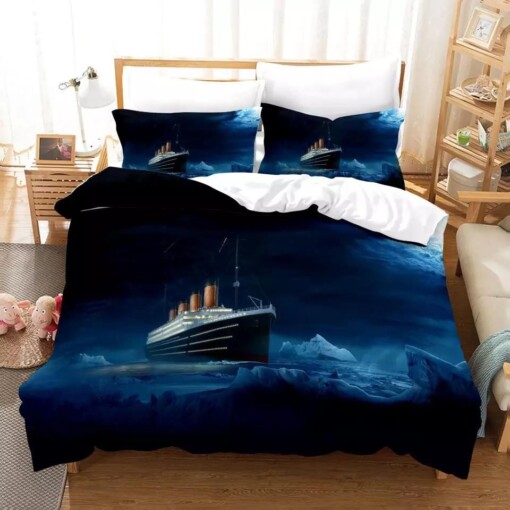 Titanic 5 Duvet Cover Quilt Cover Pillowcase Bedding Sets Bed