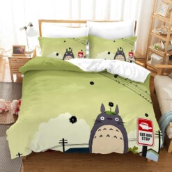 Tonari No Totoro 38 Duvet Cover Pillowcase Bedding Sets Home