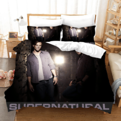 Supernatural Dean Sam Winchester 12 Duvet Cover Pillowcase Bedding Sets