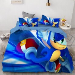 Sonic The Hedgehog 6 Duvet Cover Quilt Cover Pillowcase Bedding