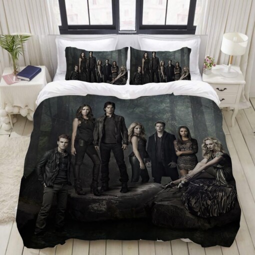 The Vampire Diaries 8 Duvet Cover Quilt Cover Pillowcase Bedding