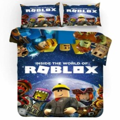 Roblox Team 40 Duvet Cover Pillowcase Bedding Sets Home Decor