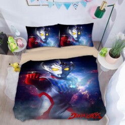 Ultraman 6 Duvet Cover Quilt Cover Pillowcase Bedding Sets Bed