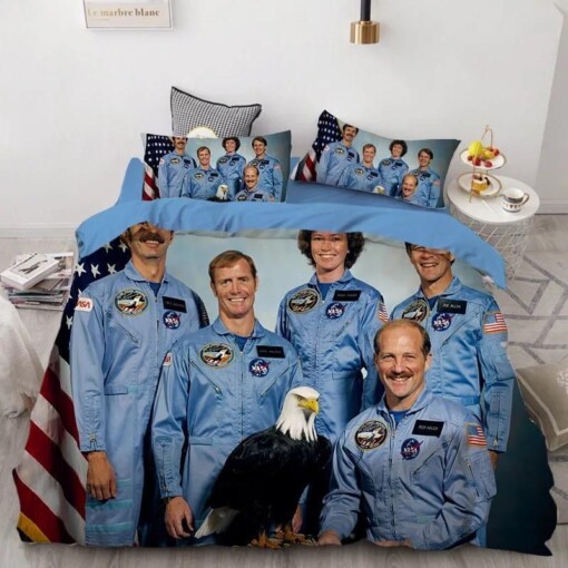 Nasa Space 2 Duvet Cover Pillowcase Bedding Set Quilt Bed