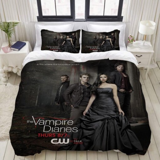 The Vampire Diaries 7 Duvet Cover Pillowcase Bedding Sets Home