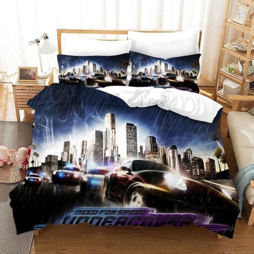 Need For Speed 6 Duvet Cover Pillowcase Bedding Sets Home