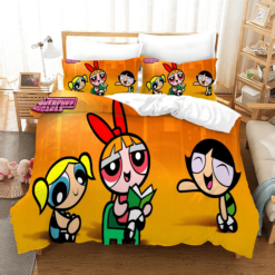 The Powerpuff Girls 7 Duvet Cover Pillowcase Bedding Sets Home