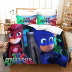 Pjmasks 25 Duvet Cover Pillowcase Bedding Sets Home Decor Quilt