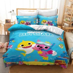 Shark Song 1 Duvet Cover Quilt Cover Bedding Sets Bed