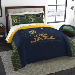 Utah Jazz Bedding Set 1 Duvet Cover 038 2 Pillow