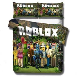 Roblox Team 11 Duvet Cover Pillowcase Bedding Sets Home Decor