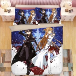 Sword Art Online Sao 3 Duvet Cover Quilt Cover Pillowcase