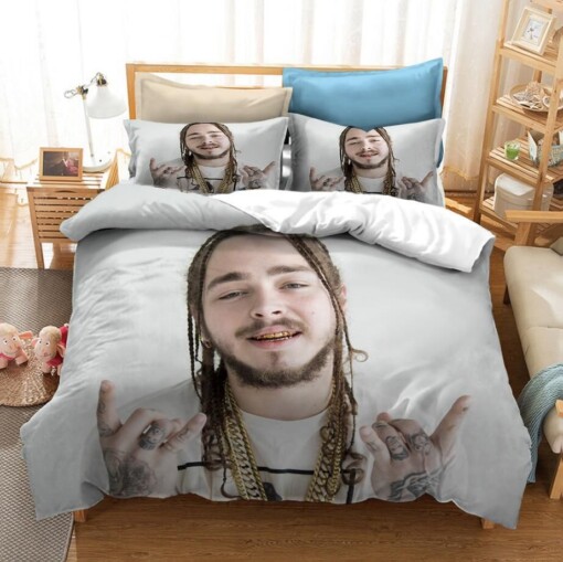 Post Malone 4 Duvet Cover Quilt Cover Pillowcase Bedding Sets