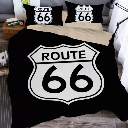 Route 66 1 Duvet Cover Pillowcase Bedding Sets Home Bedroom