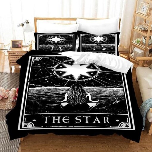Tarot The Star 9 Duvet Cover Pillowcase Bedding Sets Home