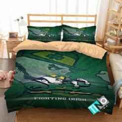 Ncaa Notre Dame Fighting Irish 1 Logo D 3d Duvet