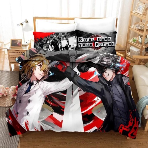 Persona 5 13 Duvet Cover Quilt Cover Pillowcase Bedding Sets