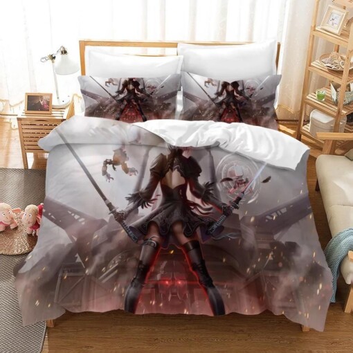 Nier Automata Yorha 2b 2 Duvet Cover Pillowcase Bedding Sets