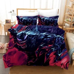 Venom Spiderman 17 Duvet Cover Quilt Cover Pillowcase Bedding Sets