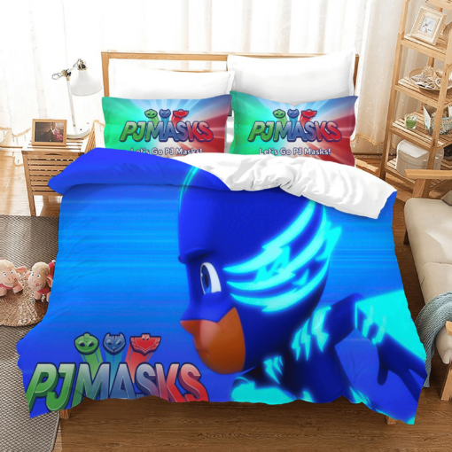 Pjmasks 26 Duvet Cover Quilt Cover Pillowcase Bedding Sets Bed